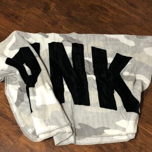 Victoria’s secret’s pink blanket